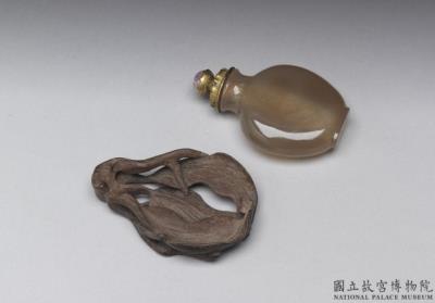 图片[3]-Chalcedonyflat snuff bottle,18th century, Qing dynasty-China Archive